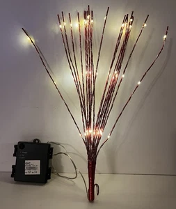 Mr Christmas Red Decorative 20 Wire String Lights - Battery Power Model 21794 - Picture 1 of 8