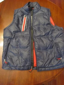 Zero Restriction Tour Series Golfweste Herren Puffer gesteppt Navy Rot Full Zip L - Bild 1 von 5