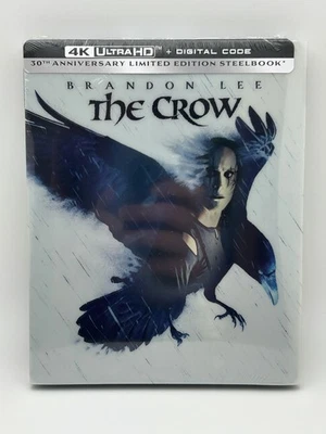 The Crow (1994) 4K Ultra HD UHD Steelbook Limited Edition Brandon Lee NEW - image 1 of 4