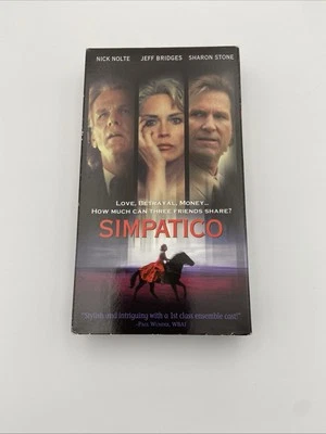 Simpatico (VHS, 2000)  Nick Nolte, Jeff Bridges, Sharon Stone - Image 1 of 3