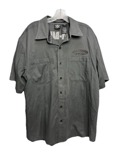 Harley Davidson Button Up, Logos und Stickerei. herren xl - Bild 1 von 9