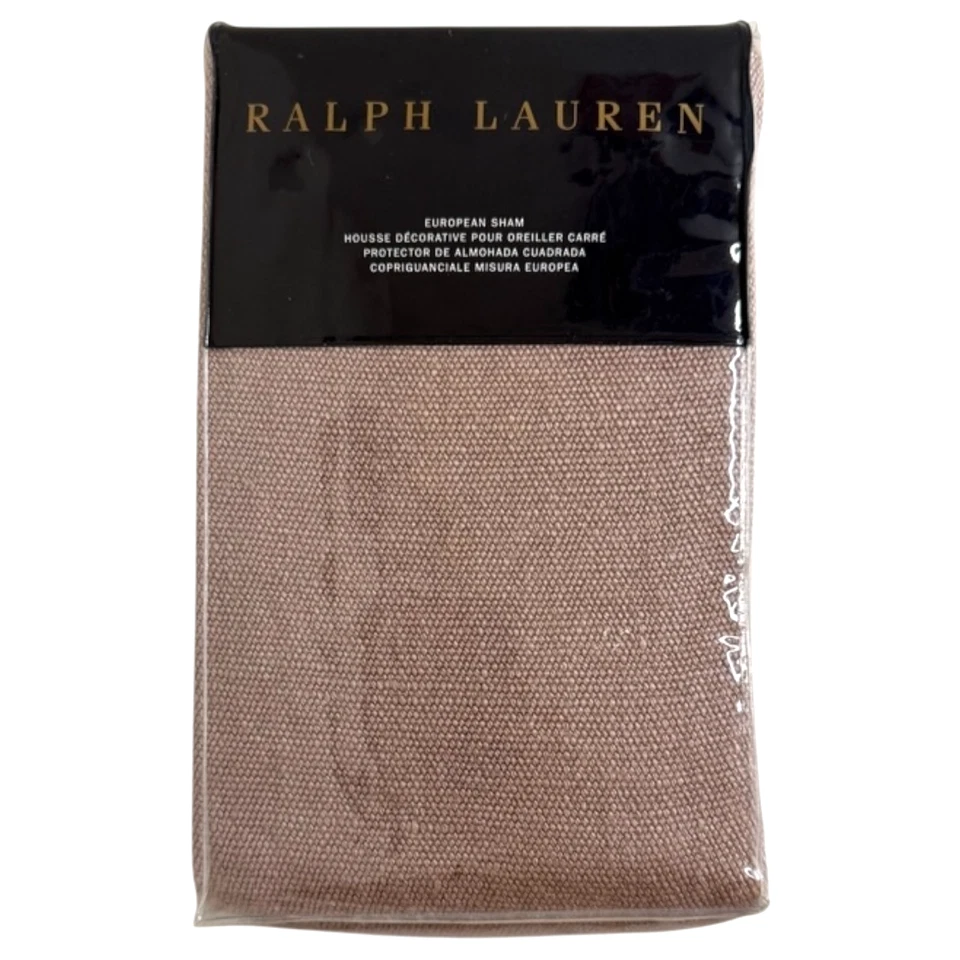 Ralph Lauren Almohada Sham Notting Hill Noland One (1) Euro Lino 26 x 26 Nuevo en Paquete Nuevo Foto 1 de 4