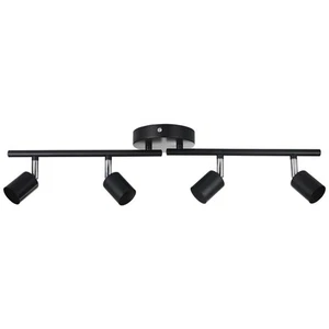 4 Light Head Adjustable LED Track Lighting Kit Modern Linear Pendant Directio... - Picture 1 of 7
