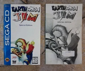 Earthworm Jim: Manual Edición Especial - Sega CD *VER DESCRIPCIÓN* - Imagen 1 de 14