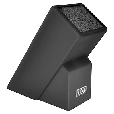 Stellar Fibre & Beech Black Universal Knife Block - Image 1 of 4