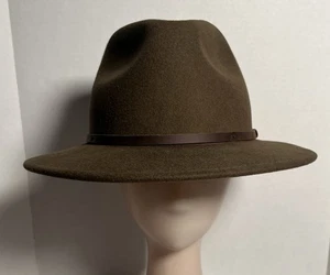 NWT Will + Bear William Brown Medium 100% Wool Women's Hat - Picture 1 of 8