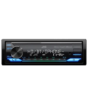 JVC KD-X480BHS Single DIN Bluetooth USB AM/FM Audio Car Stereo Receiver - Picture 1 of 6