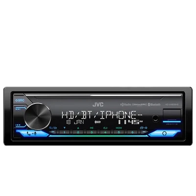 JVC KD-X480BHS Single DIN Bluetooth USB AM/FM Audio Car Stereo Receiver - Image 1 of 4