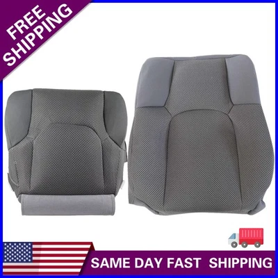 2013 2014 2015 2016 para Nissan Frontier parte inferior del conductor + cubierta de asiento de tela superior gris Foto 1 de 4