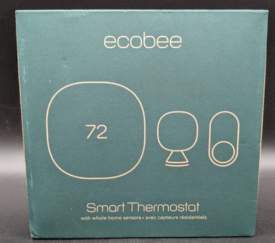 Ecobee3 lite Smart Thermostat With Whole Home Sensors - Image 1 of 4