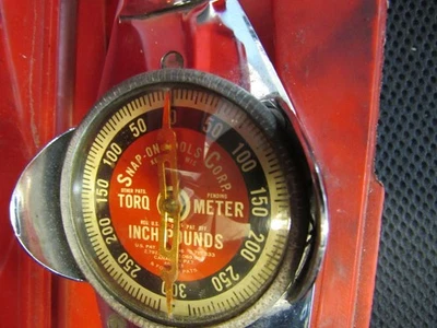 Snap-On Dial Torque Wrench Torqometer 1/4" TE 25-LA Untested - Image 1 of 3