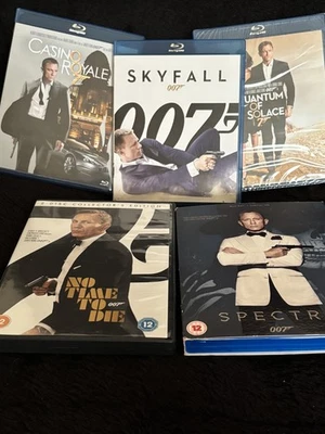 DANIEL CRAIG JAMES BOND 007 , 4 MOVIES  on Blu Ray  NO TIME TO DIE DVD - Image 1 of 4