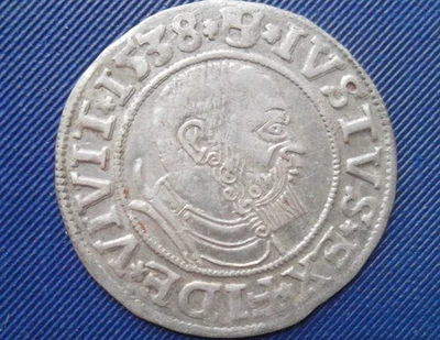 LOTE INMOBILIARIO - Groschen de plata 1538 - Albrecht Hohenzollern, primer duque de Prusia Foto 1 de 3