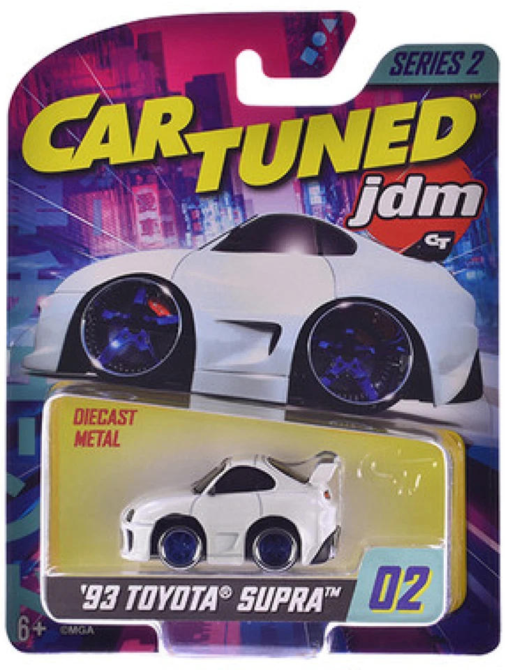 Toyota Supra 1993 1:64 -- blanco metálico -- CarTuned: JDM Serie 2 Foto 1 de 1