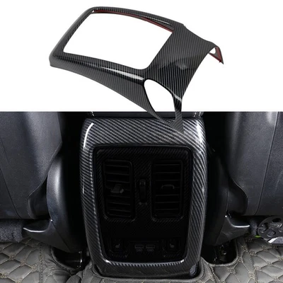 ABS Carbon Fiber Rear Air Vent Outlet Cover Trim For Dodge Durango 2011-2022 - Image 1 of 4