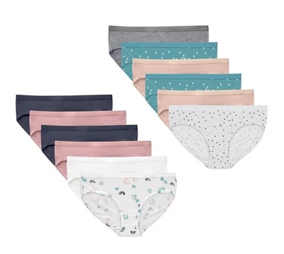 Hanes Girls' Tagless Brief Underwear, 12-Pack Size 6❗️New Without Tags - Image 1 of 4