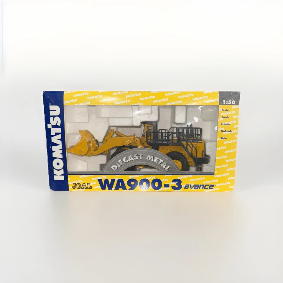 Joal 265 1:50 Scale Komatsu WA900-3 Avance Wheel Loader Die Cast Metal - Image 1 of 3