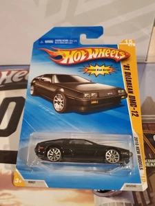 Hot Wheels 2010 New Models #15/44 '81 Delorean DMC-12 in Black - Picture 1 of 5