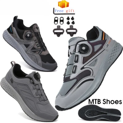 Горный велосипед обувь мужчин дышащий скорость кроссовки плоский дорожный велосипед повседневная обувь - Изображение 1 из 4