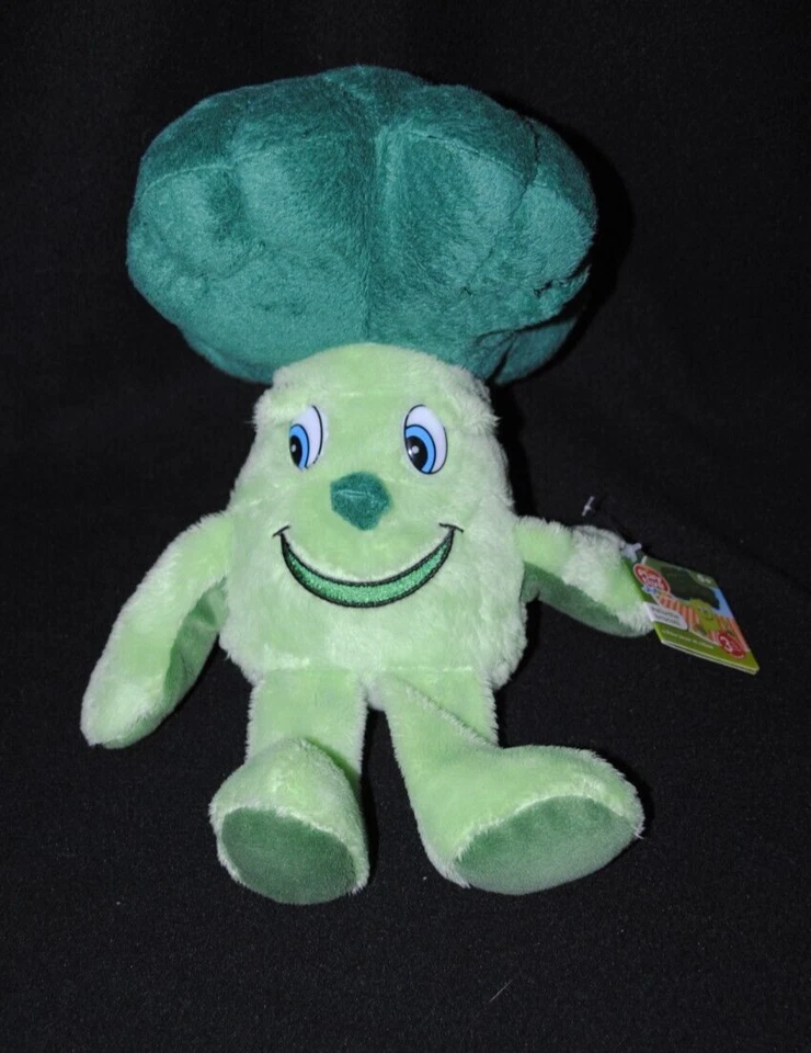 Peluche doudou brocoli LIDL PLAYTIVE légumes brocolis vert 30 cm 100% NEUF - Photo 1/1