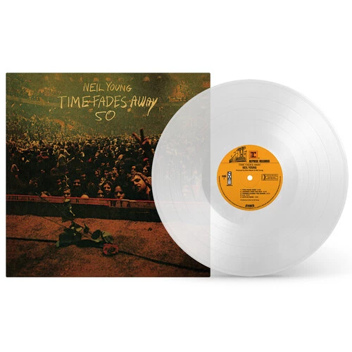 Neil Young : Time Fades Away 50 VINYL 12" Album (Clear vinyl) (Limited Edition) - Image 1 of 1