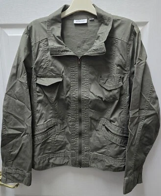 avenue Olive Green Women's Jacket 22 / 24 - Image 1 of 2