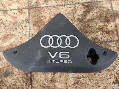 2000-2005 AUDI C5 A6 2.7T ALLROAD V6 BITURBO ENGINE COVER PANEL DRESS UP USED OE - Image 1 of 4