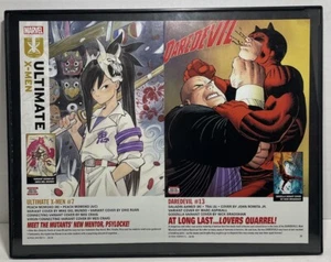 Ultimate X-Men & Daredevil Wall Art Framed 11”x 14” - Picture 1 of 4