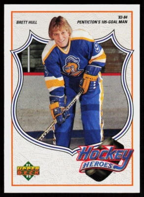 1991-92 Upper Deck Brett Hull #1  Penticton Knights Hockey Heroes: Brett Hull - Image 1 of 2