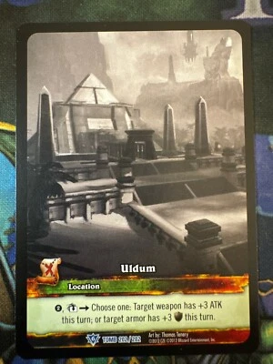 World of Warcraft TCG Tomb Extended Art Sketch Uldum - Image 1 of 2