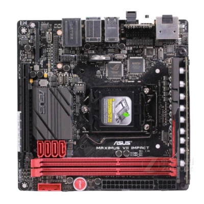 For ASUS MAXIMUS VII IMPACT Motherboard LGA1150 DDR3 Mini-ITX Mainboard Tested - Image 1 of 4