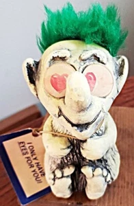 DONUE Troll I ONLY HAVE EYES FOR YOU 70S vintage chalkware flash eye figure - Picture 1 of 5