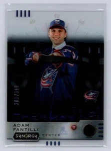 2023-24 UD Synergy #CR-AF Adam Fantilli - Cranked Up Blue 201/399 - Blue Jackets - Bild 1 von 2