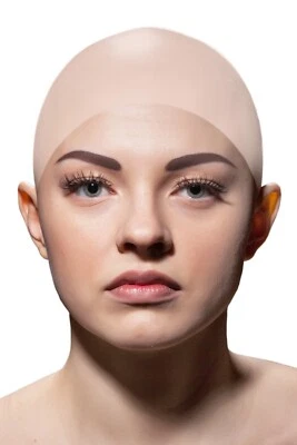 Gorras calvas de látex medianas BGE colores: blanco, teniente Carne, Med. Carne, carne oscura Foto 1 de 4