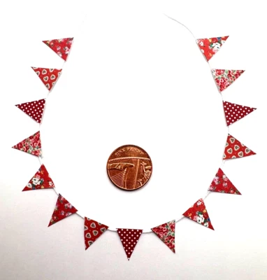 DINKY DELIGHTS Casa delle bambole miniatura Red Bunting (DD021) articoli aggiuntivi P&P GRATIS