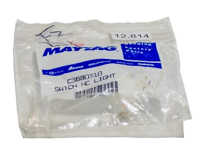Interruptor de luz Maytag C3680310 geladeira NC - Imagem 1 de 2