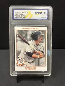 (WCG 10) BRYCE HARPER 2011 MULTIAD SPORTS MINOR LEAGUE ROOKIE BATTING - Picture 1 of 2