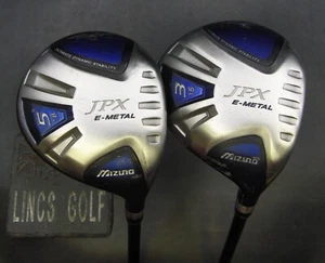 Set of 2 Mizuno JPX E-Metal 15° 3 & 18° 5 Woods Regular Graphite Shafts - Picture 1 of 6