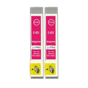2 cartucce inchiostro magenta per Epson Stylus Photo P50, PX720WD, PX830FWD - Foto 1 di 5