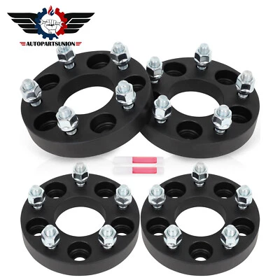 (4) 5x4.33 To 5x4.5 Wheel Spacers 1" For Malibu Cobalt Solstice 9-5 Ion Astra - Image 1 of 4
