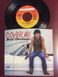 Bruce Springsteen 7” Vinyl 45 Cover Me RARE Jersey Girl 1984 CBS LP Born In USA - Picture 1 of 4