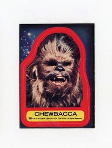 Chewbacca 1977 Topps Star Wars Sticker #16 EX-MT - Picture 1 of 2