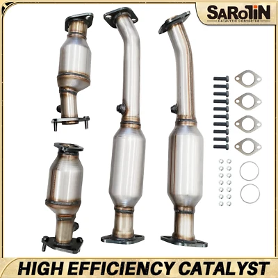 4x Catalytic Converter Set for 2005-2018 Nissan Frontier 2005-2015 Xterra 4.0L - Image 1 of 4