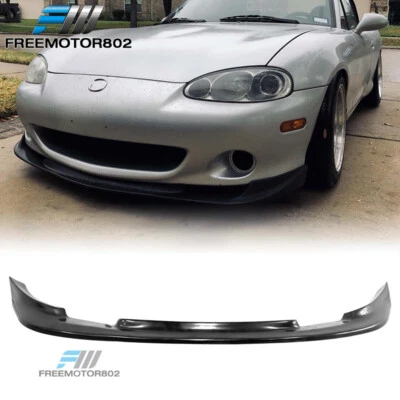 Labio de parachoques delantero para 99-00 Mazda Miata MX-5 GV estilo alerón divisor kit PU Foto 1 de 4