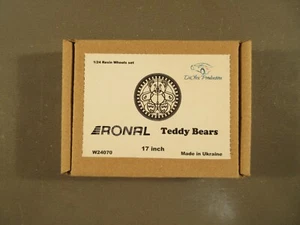 "Juego de neumáticos de rueda de osos de peluche Ronal de 17"" resina 1/24 Diolex Production W24070" - Imagen 1 de 2