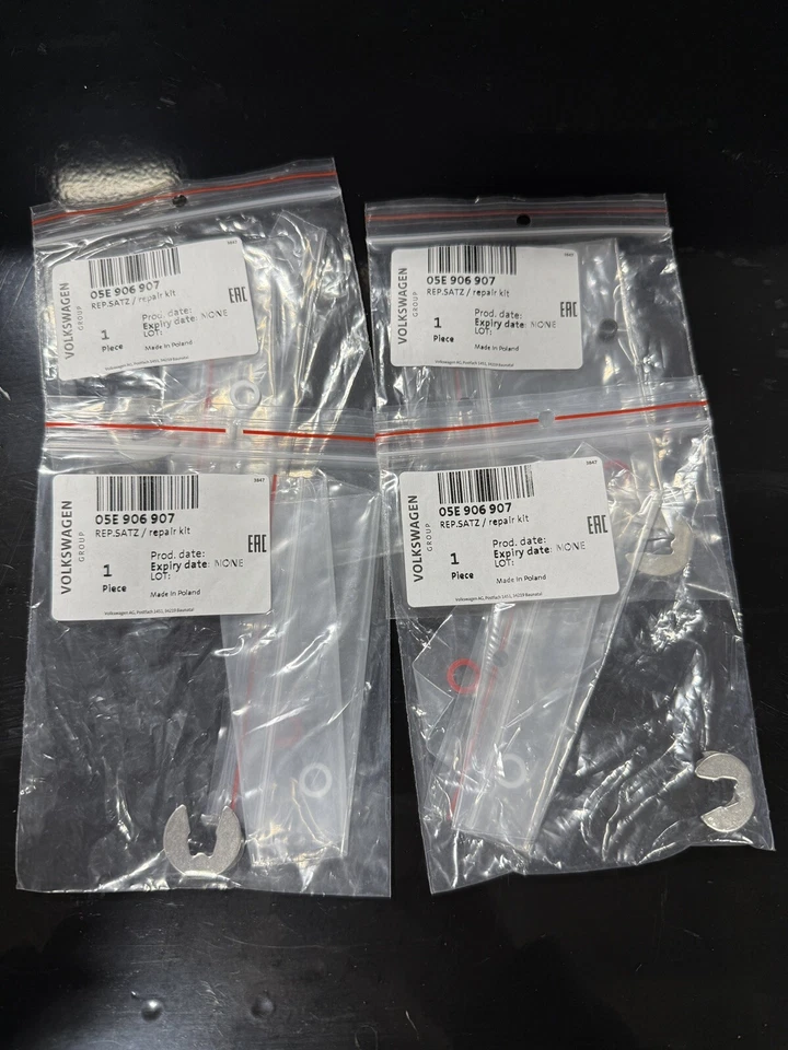 Juego de 4 sellos de inyector de combustible OEM Volkswagen - # 05E-906-907 1.5t 1.4t Jetta Foto 1 de 1