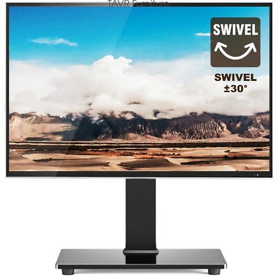 Universal TV Table Stand Base Swivel TV Stand for 37 to 70 inch LCD LED TVs - Image 1 of 4