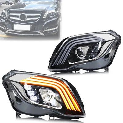 Conjunto de faros delanteros LED para Mercedes Benz GLK350 GLK250 2013-2015 Foto 1 de 4