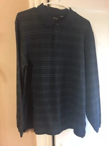Mens Arrow Long Sleeve Dark Blue Shirt - Size Large - Picture 1 of 7