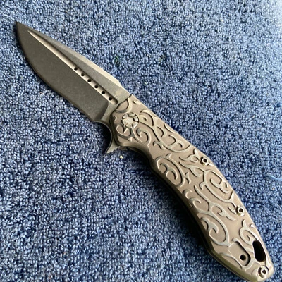 Hermosa carpeta Kizer 14431 diseño de desplazamiento S35 VN titanio Foto 1 de 4